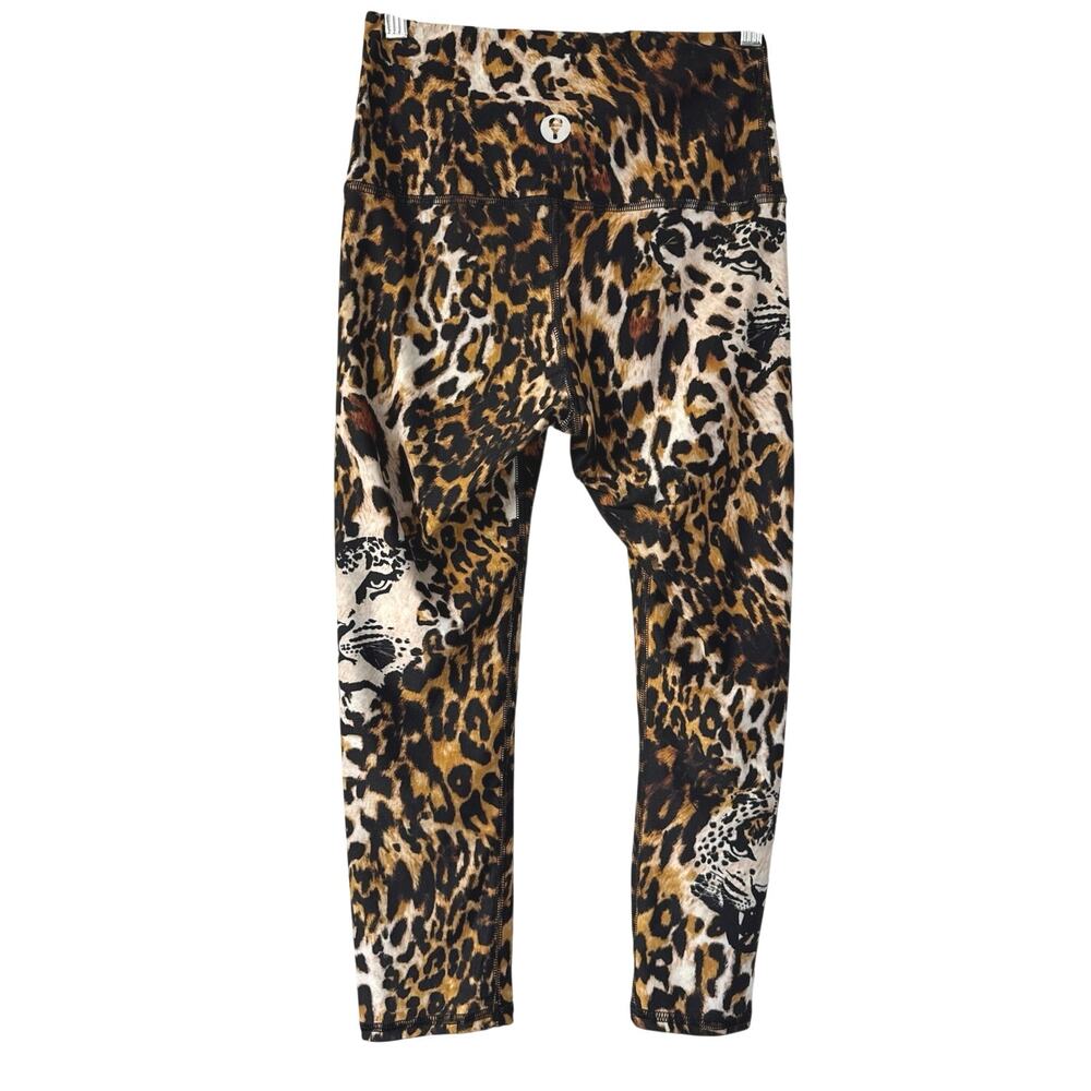Yoga Democracy Wildcat Capri Leggings Womens Size S *EUC - Picture 4 of 12